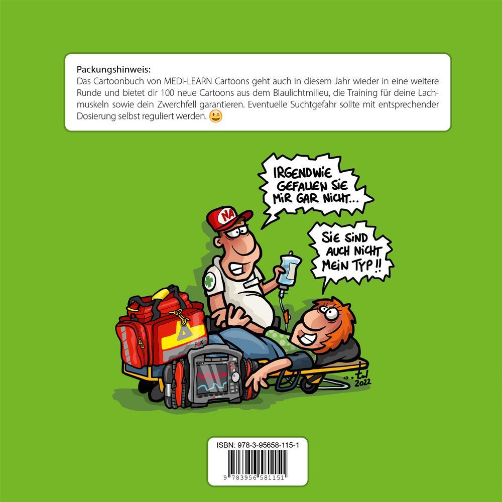 Rückseite: 9783956581151 | Cartoonbuch 13 | Medizinische Cartoons von Daniel Lüdeling | GbR