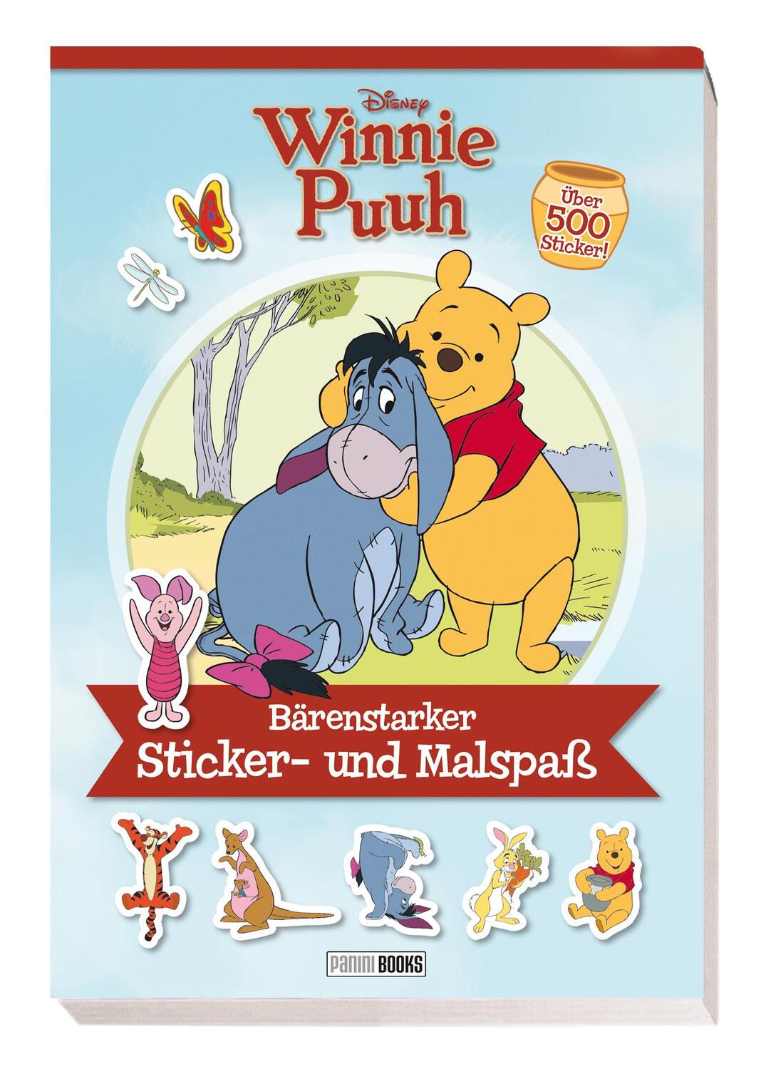 Cover: 9783833240539 | Disney Winnie Puuh: Bärenstarker Sticker- und Malspaß | Taschenbuch