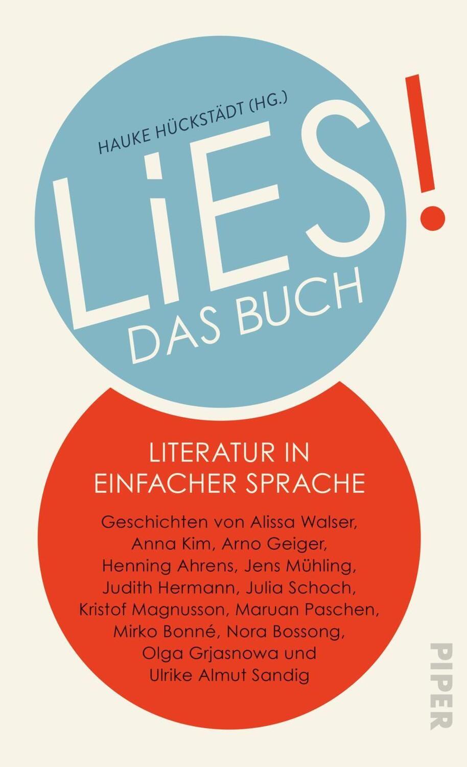 Cover: 9783492070324 | LiES. Das Buch | Literatur in Einfacher Sprache | Hauke Hückstädt