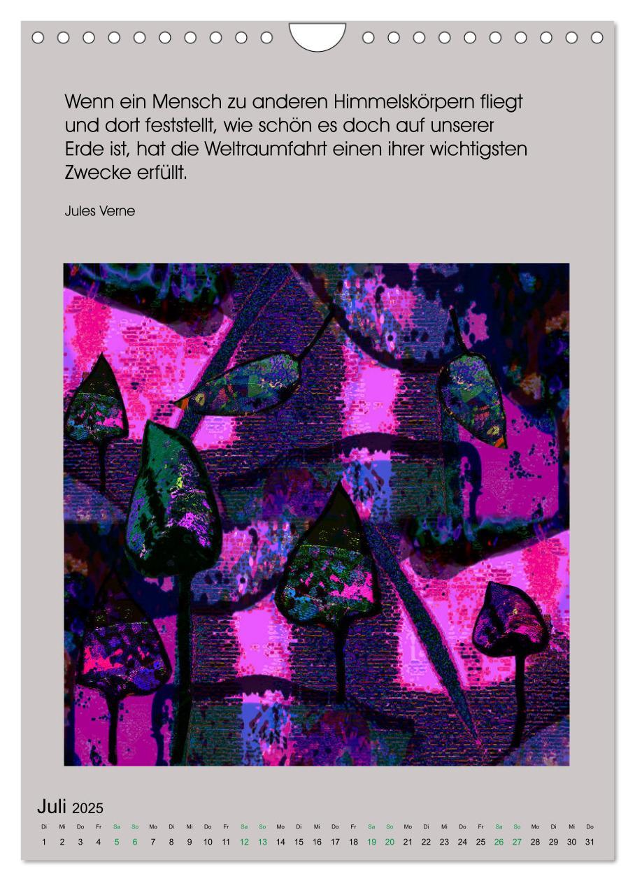 Bild: 9783435951796 | NaturVisionen (Wandkalender 2025 DIN A4 hoch), CALVENDO Monatskalender