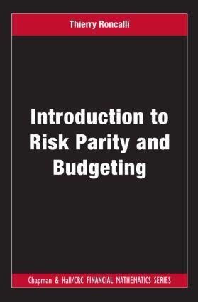Cover: 9781482207156 | Introduction to Risk Parity and Budgeting | Thierry Roncalli | Buch