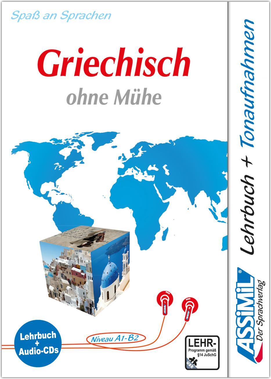 Cover: 9783896252227 | Assimil. Griechisch ohne Mühe. Lehrbuch mit 4 Audio-CDs | Deutsch