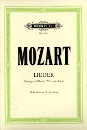 Cover: 9790014031275 | [50] Ausgewählte Lieder | für Hohe Singstimme und Klavier | Mozart