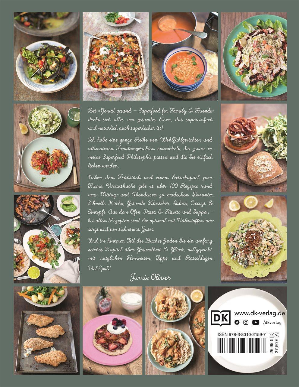 Rückseite: 9783831031597 | Genial gesund | Superfood for Family &amp; Friends | Jamie Oliver | Buch