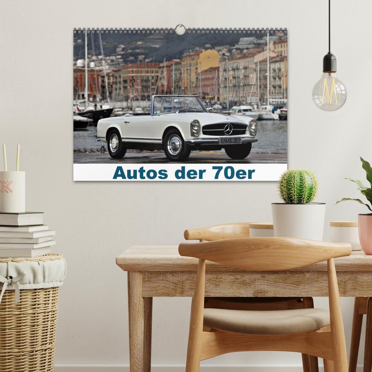 Bild: 9783383853050 | Autos der 70er (Wandkalender 2025 DIN A3 quer), CALVENDO...