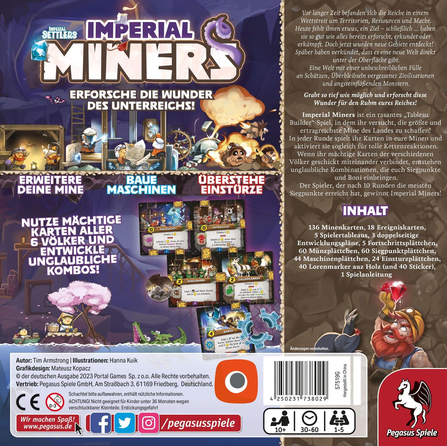 Bild: 4250231738029 | Imperial Miners (Portal Games) | Spiel | 57519G | Deutsch | 2023