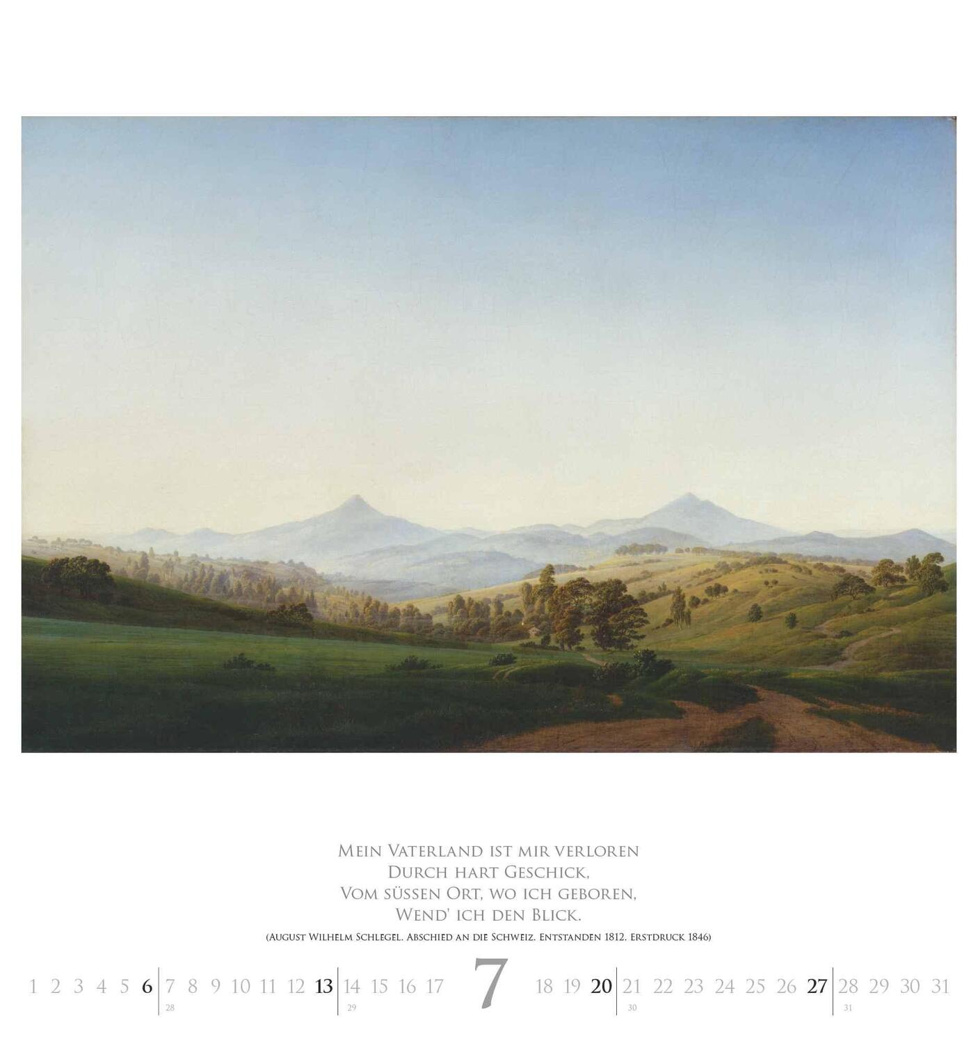 Bild: 4250809653211 | Caspar David Friedrich 2025 - Kunst-Kalender - Wand-Kalender - 45x48