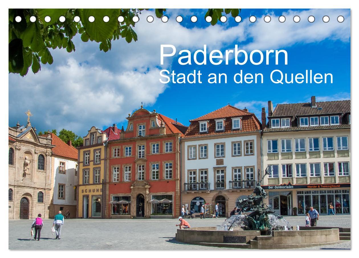 Cover: 9783383873805 | PADERBORN - Stadt an den Quellen (Tischkalender 2025 DIN A5 quer),...