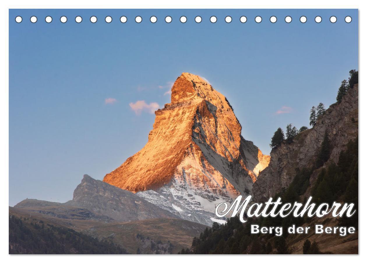 Cover: 9783435543953 | Matterhorn - Berg der Berge (Tischkalender 2025 DIN A5 quer),...