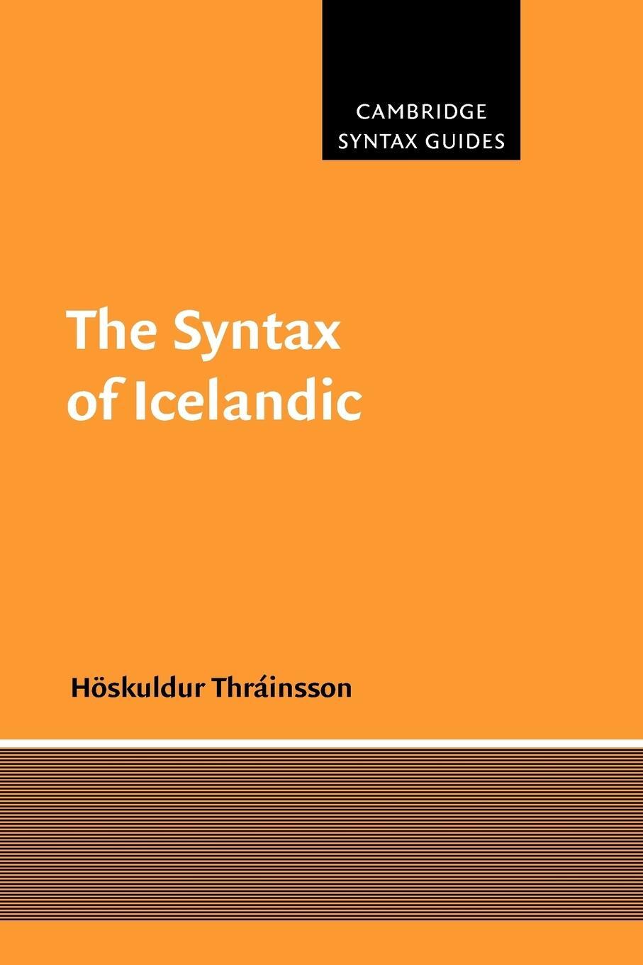 Cover: 9780521597906 | The Syntax of Icelandic | Hoskuldur Thrainsson (u. a.) | Taschenbuch