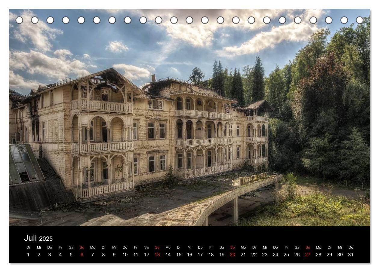 Bild: 9783435482870 | Verlassene Orte im Harz (Tischkalender 2025 DIN A5 quer), CALVENDO...