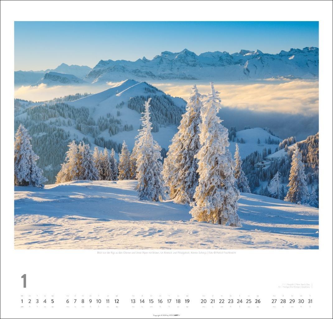 Bild: 9783839901205 | Die Schweiz Kalender 2025 - Schönste Landschaften und Ansichten | 2025
