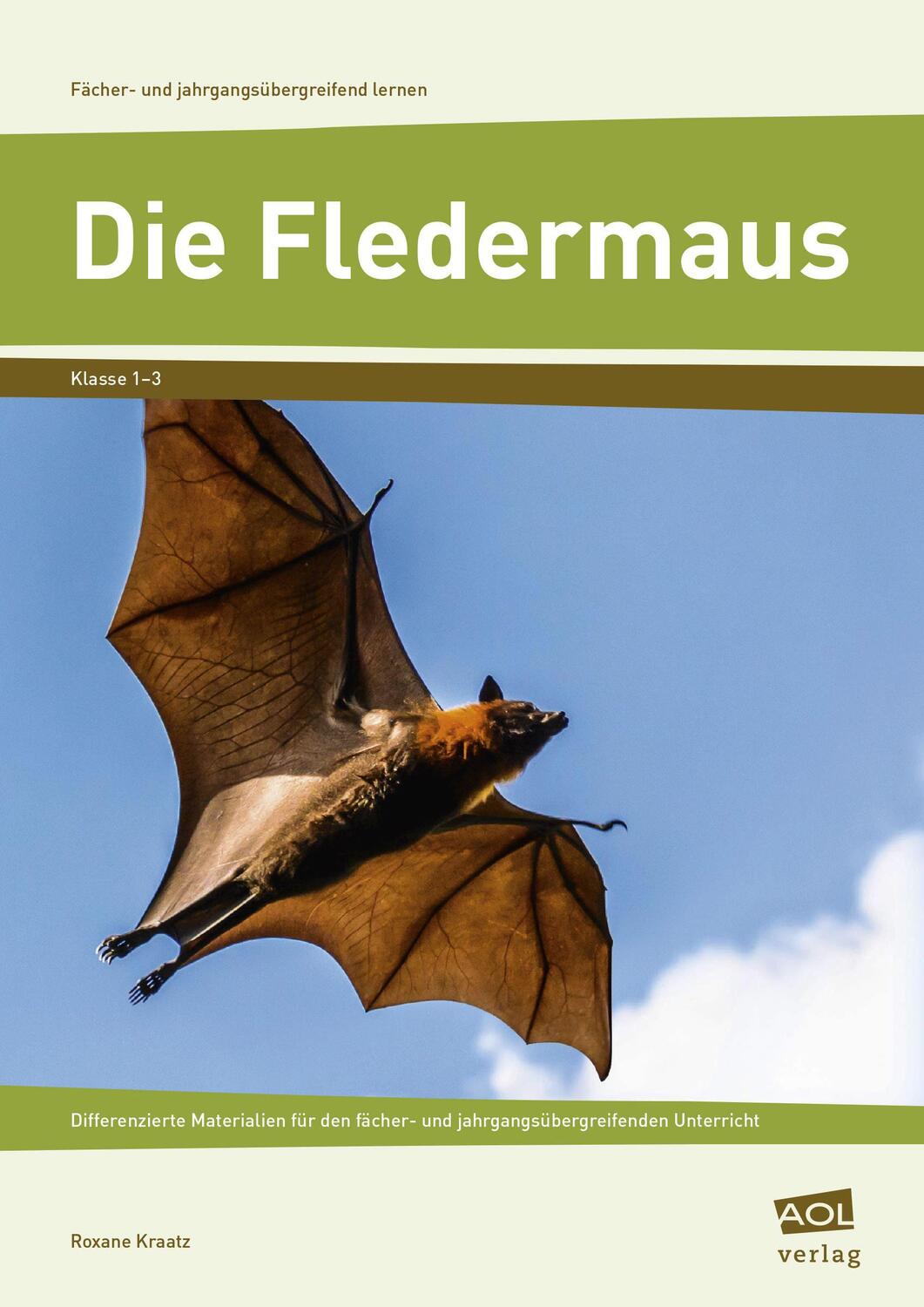 Cover: 9783403103653 | Die Fledermaus | Roxane Kraatz | Broschüre | Broschüre drahtgeheftet