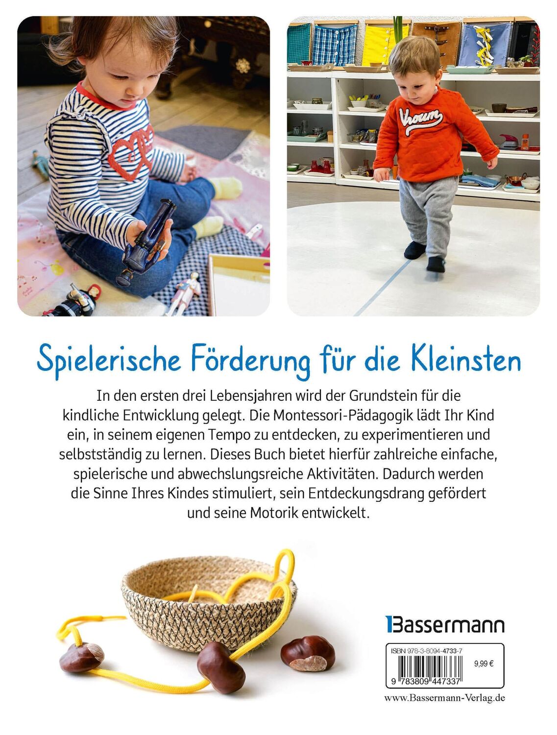 Bild: 9783809447337 | Montessori für die Kleinsten von der Geburt bis 3 Jahre. 70...