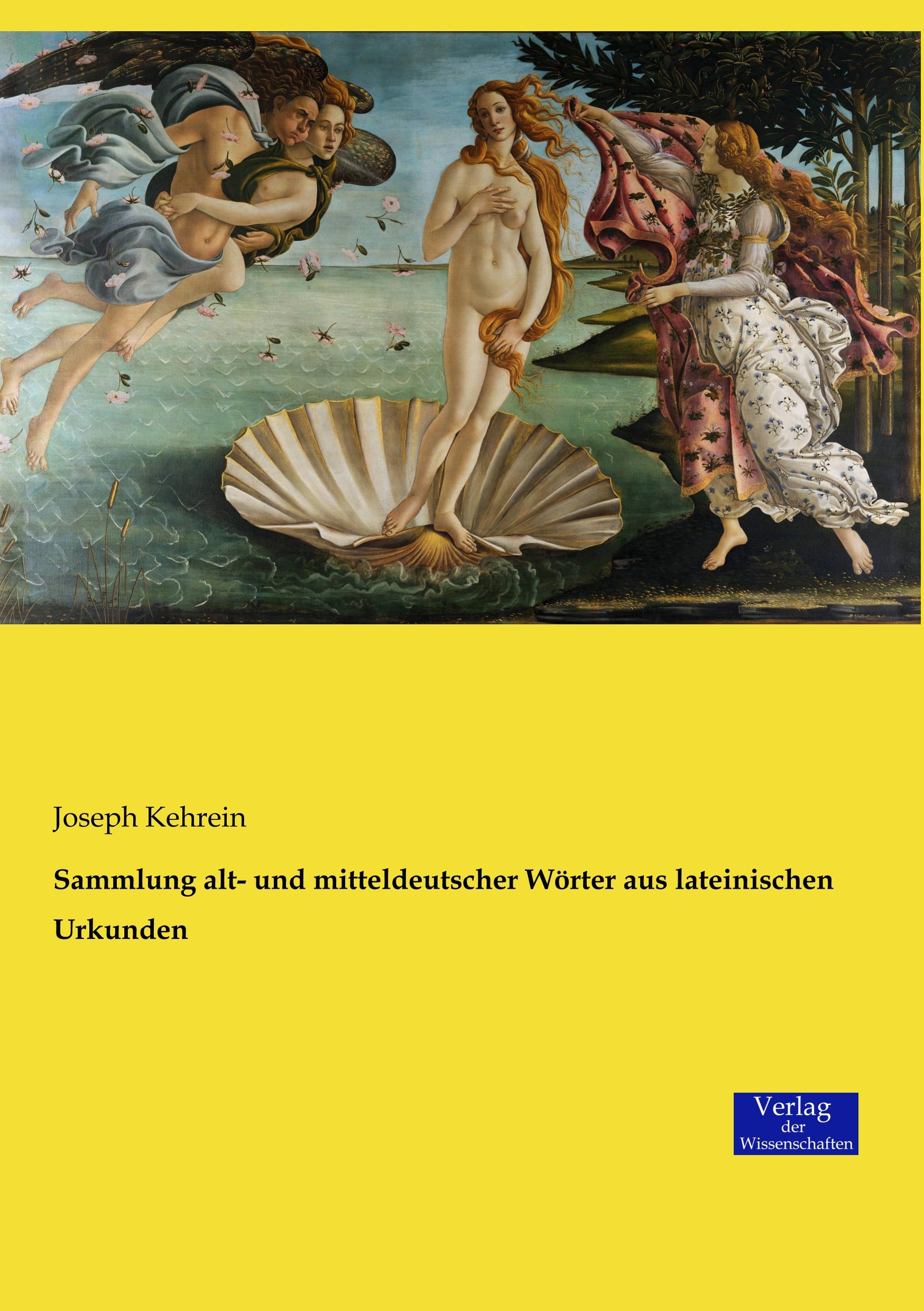 Cover: 9783957007209 | Sammlung alt- und mitteldeutscher Wörter aus lateinischen Urkunden