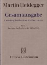 Cover: 9783465036777 | Kant und das Problem der Metaphysik | Martin Heidegger | Buch | 2010