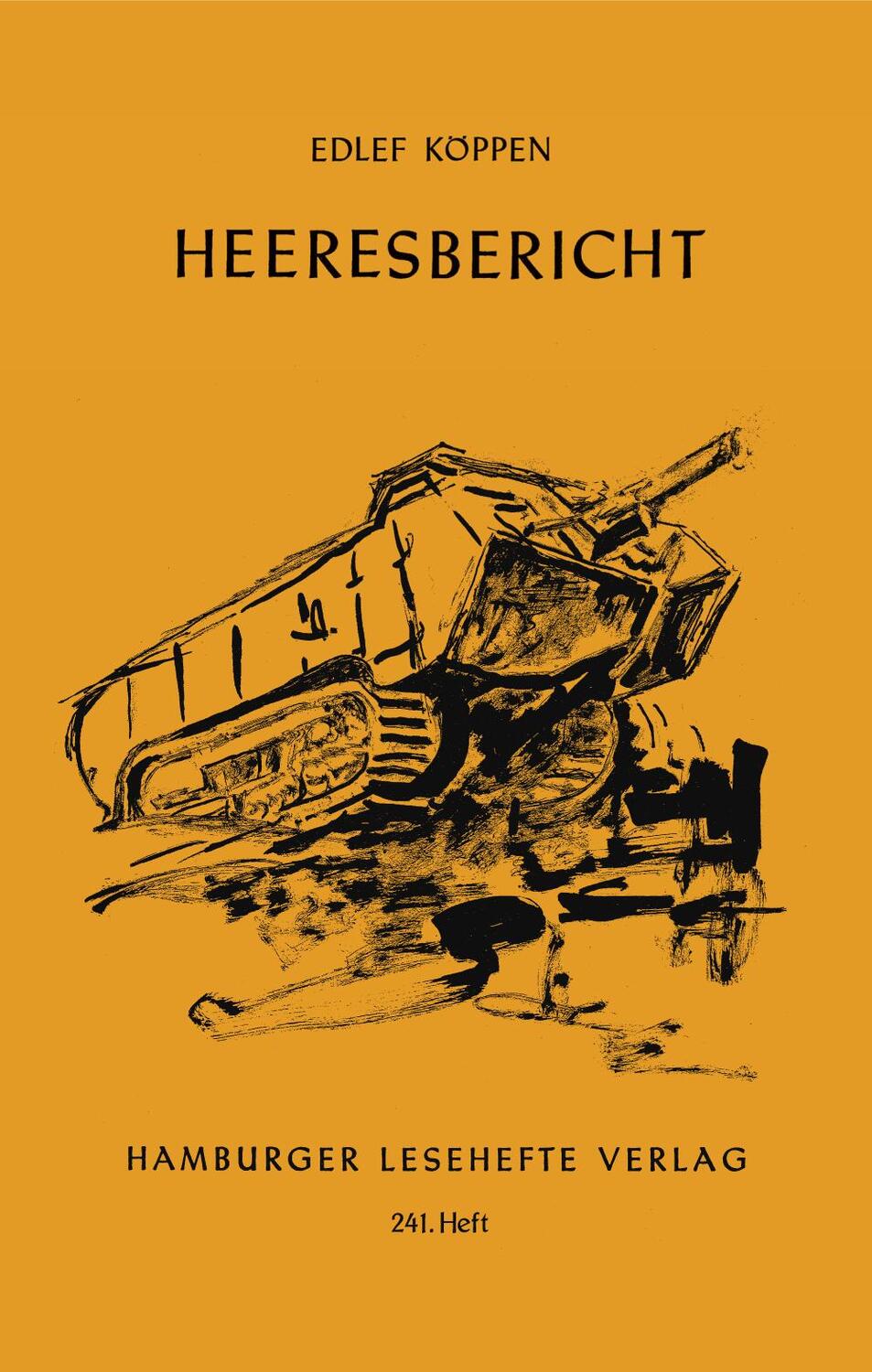 Cover: 9783872912404 | Heeresbericht | Edlef Köppen | Taschenbuch | Hamburger Lesehefte