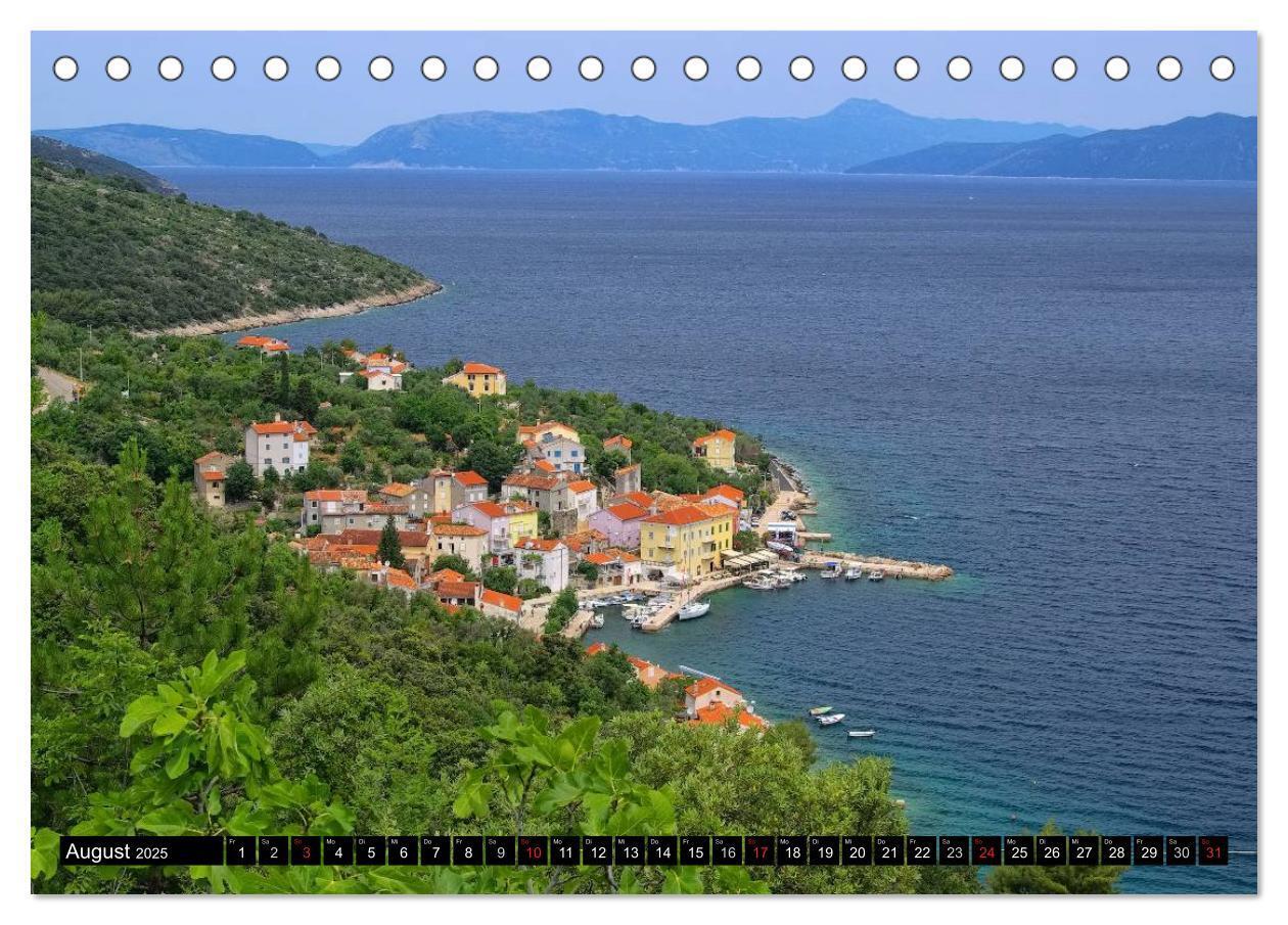 Bild: 9783435736850 | Kvarner Golf - Kroatien (Tischkalender 2025 DIN A5 quer), CALVENDO...