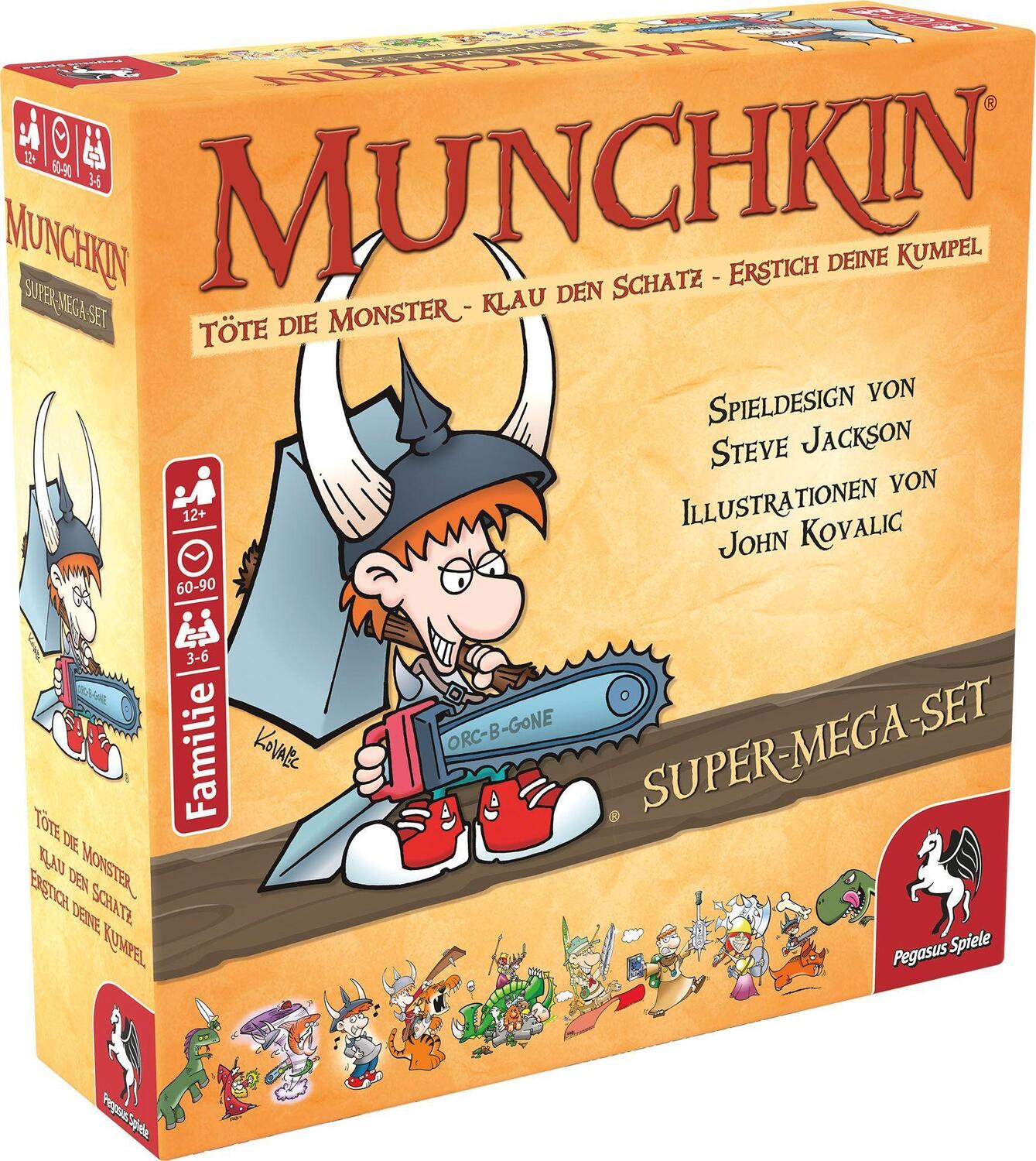 Cover: 4250231736261 | Munchkin Fantasy Super-Mega-Set | Spiel | 17035G | Deutsch | 2023
