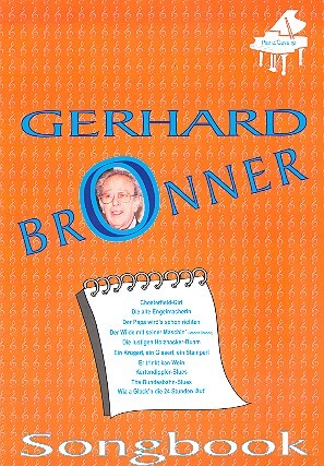 Cover: 9005436000250 | Gerhard Bronner: Songbook für Gesang und Klavier mit Akkordzifferung