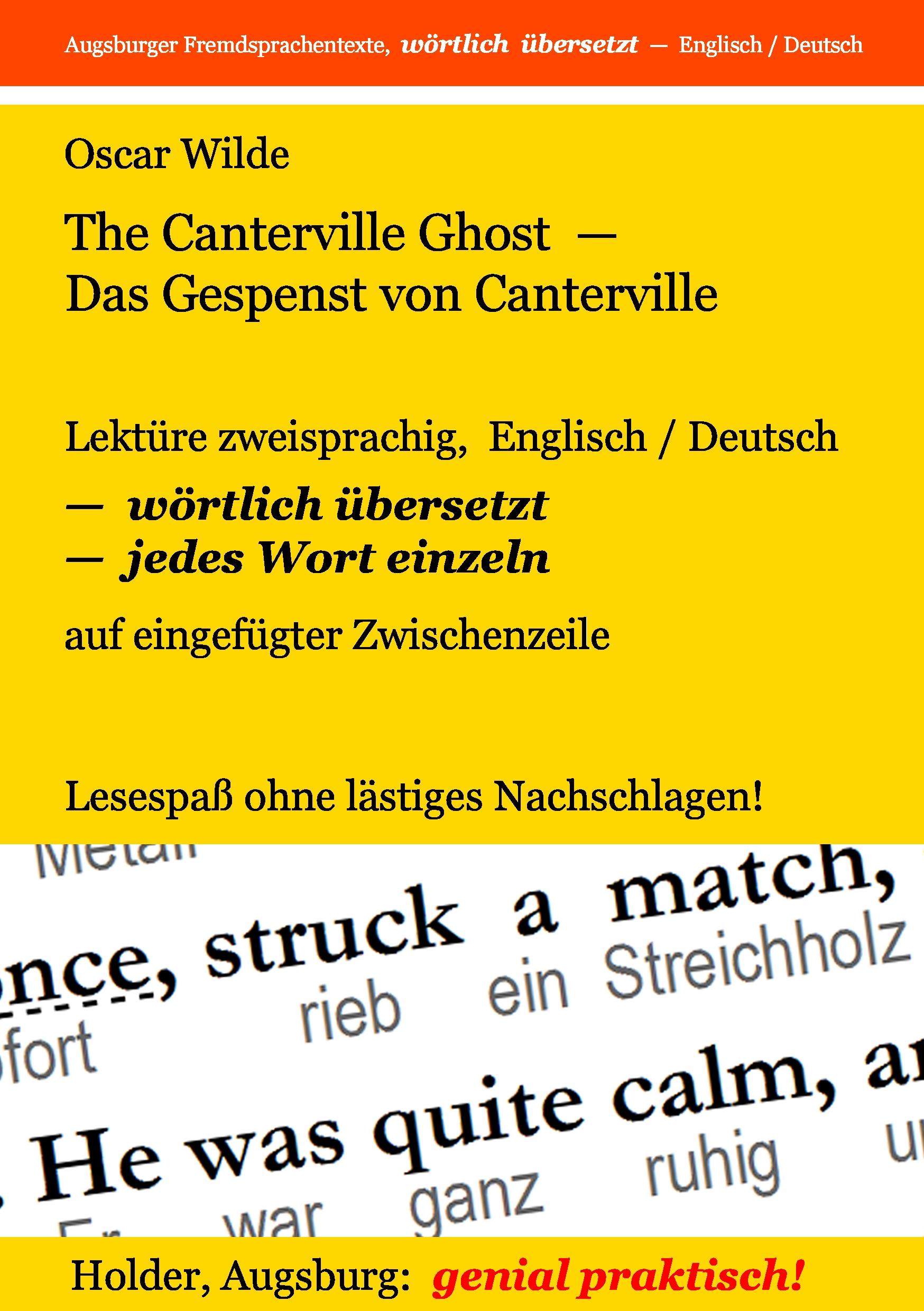 Cover: 9783943394016 | The Canterville Ghost - Das Gespenst von Canterville | Oscar Wilde