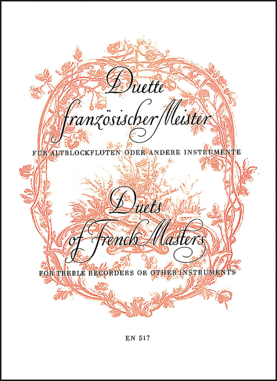 Cover: 9790006011827 | Duette franzosischer Meister fur zwei Blockfloten | Buch