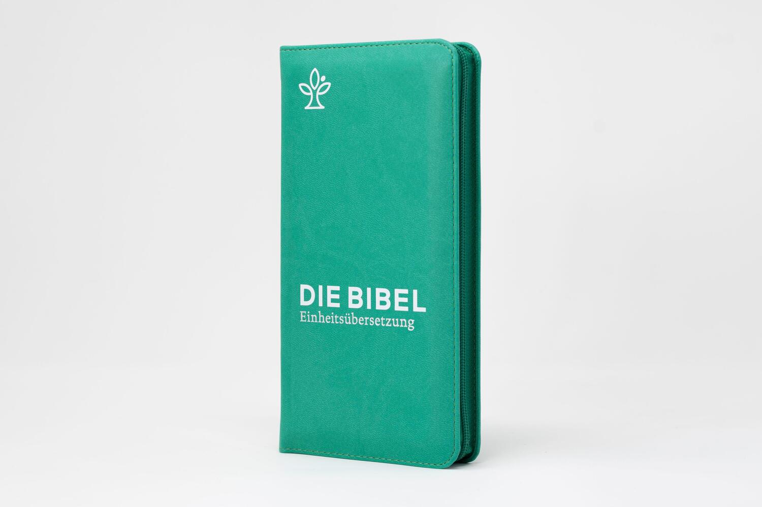 Cover: 9783460440432 | Die Bibel. Taschenausgabe verde mit Reißverschluss | Buch | 2016 S.