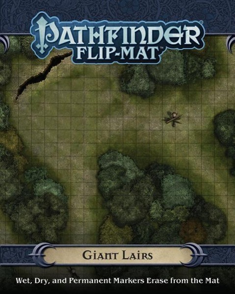 Cover: 9781601257383 | Flip-Mat: Giant Lairs | Jason A. Engle | Pathfinder | PAI30064 | 2015