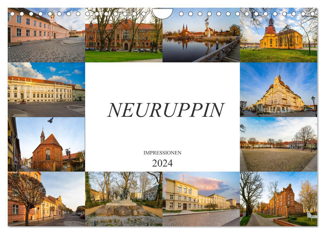 Cover: 9783383013256 | Neuruppin Impressionen (Wandkalender 2024 DIN A4 quer), CALVENDO...