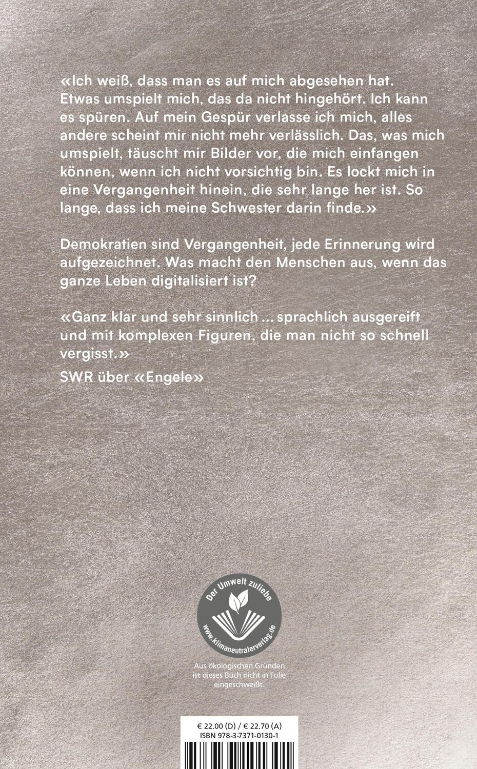 Rückseite: 9783737101301 | Die silbernen Felder | Claudia Tieschky | Buch | 192 S. | Deutsch