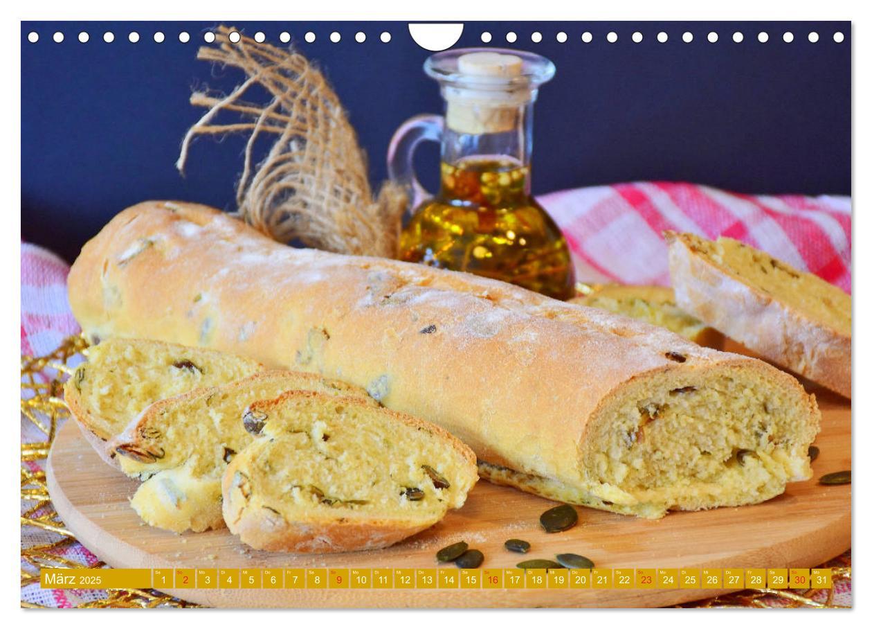 Bild: 9783435197163 | Brot und Gebäck. Feines aus der Backstube (Wandkalender 2025 DIN A4...