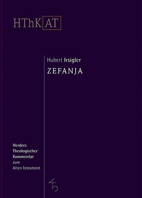 Cover: 9783451268519 | Zefanja | Hubert Irsigler | Buch | 2002 | Herder, Freiburg