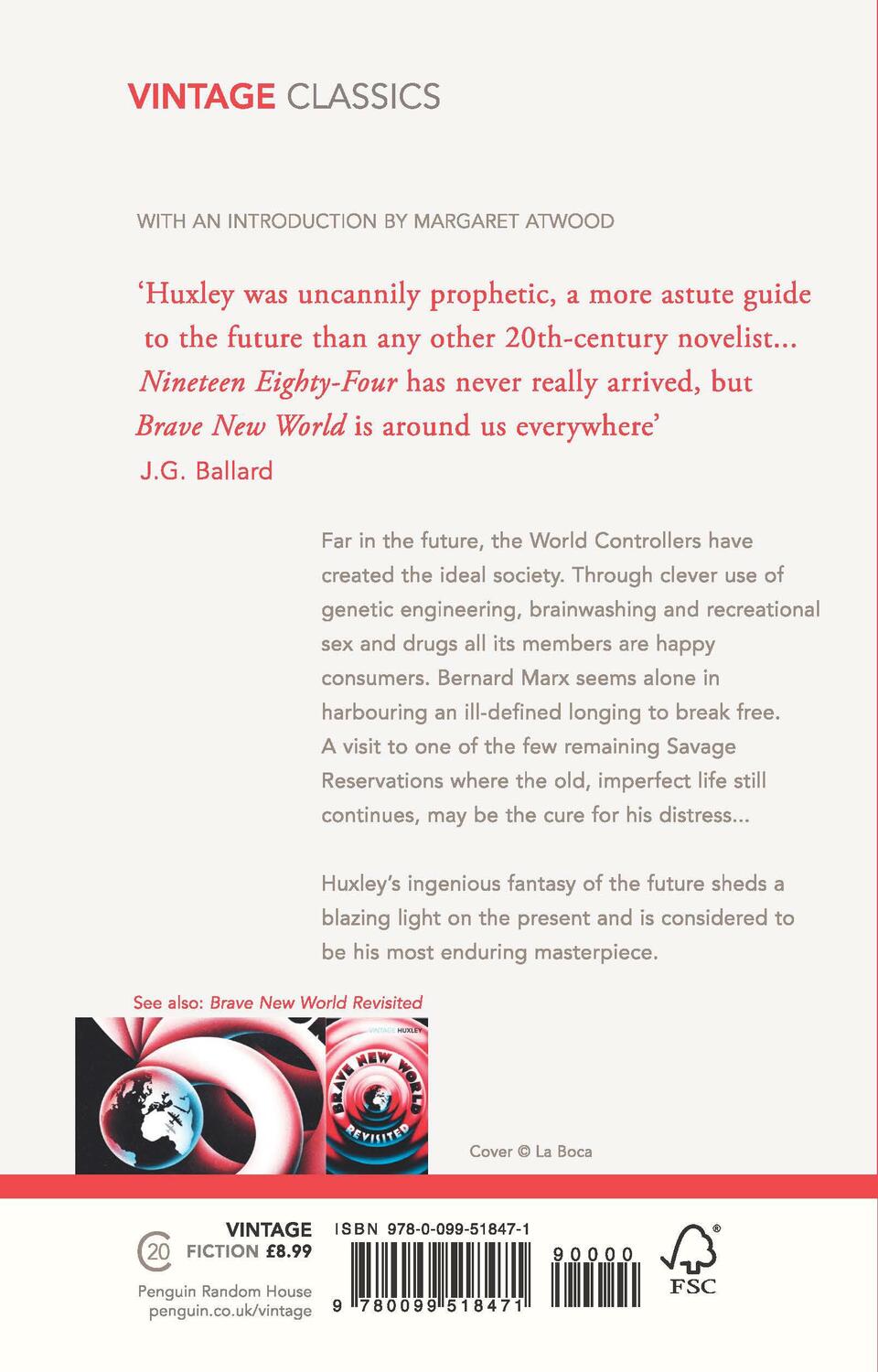 Rückseite: 9780099518471 | Brave New World | Aldous Huxley | Taschenbuch | Vintage Classics