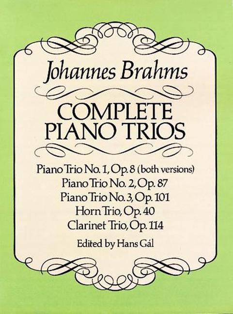 Cover: 9780486257693 | Complete Piano Trios | Johannes Brahms | Taschenbuch | Englisch | 1988