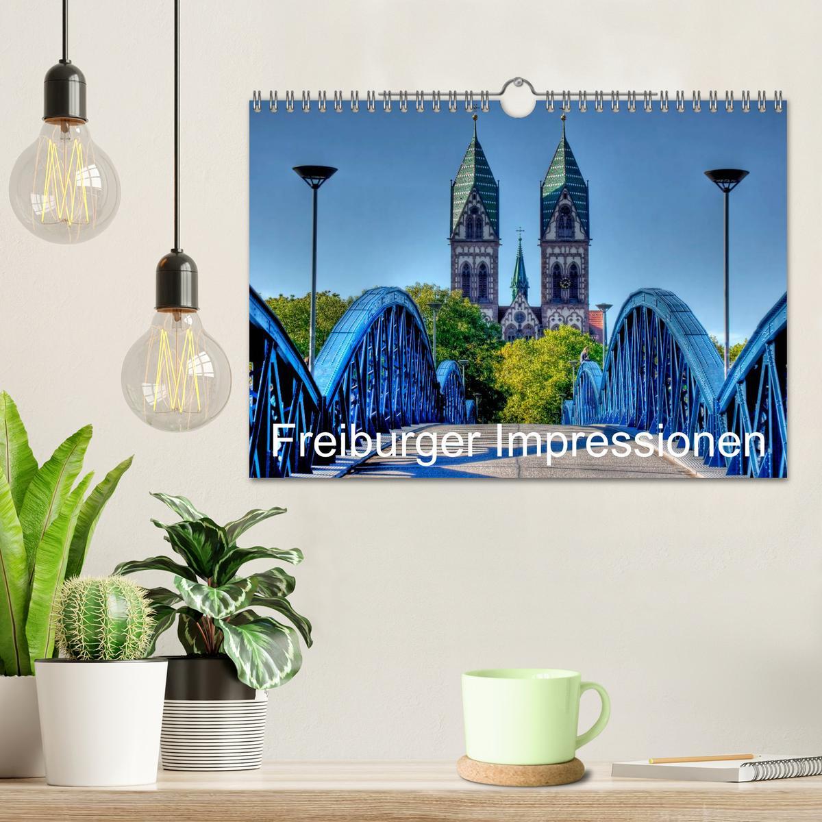 Bild: 9783435839117 | Freiburger Impressionen (Wandkalender 2025 DIN A4 quer), CALVENDO...