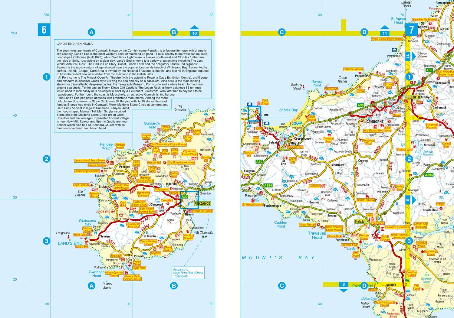 Bild: 9781843486459 | Devon, Cornwall and West Somerset Visitors' Atlas | Company | Buch