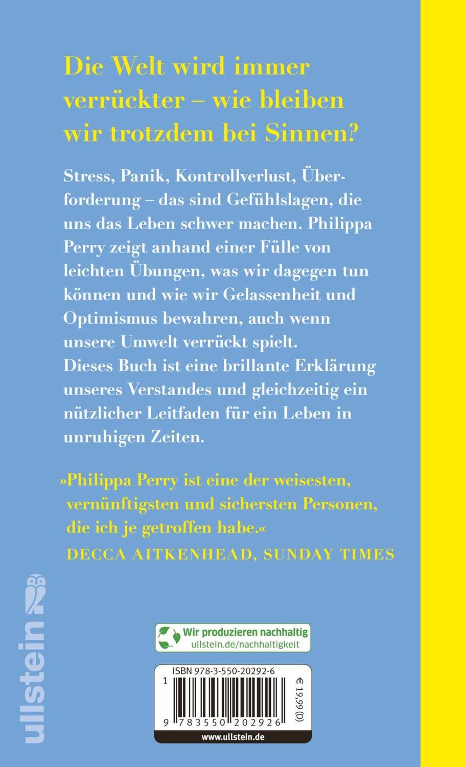 Rückseite: 9783550202926 | Wie man in verrückten Zeiten nicht den Verstand verliert | Perry