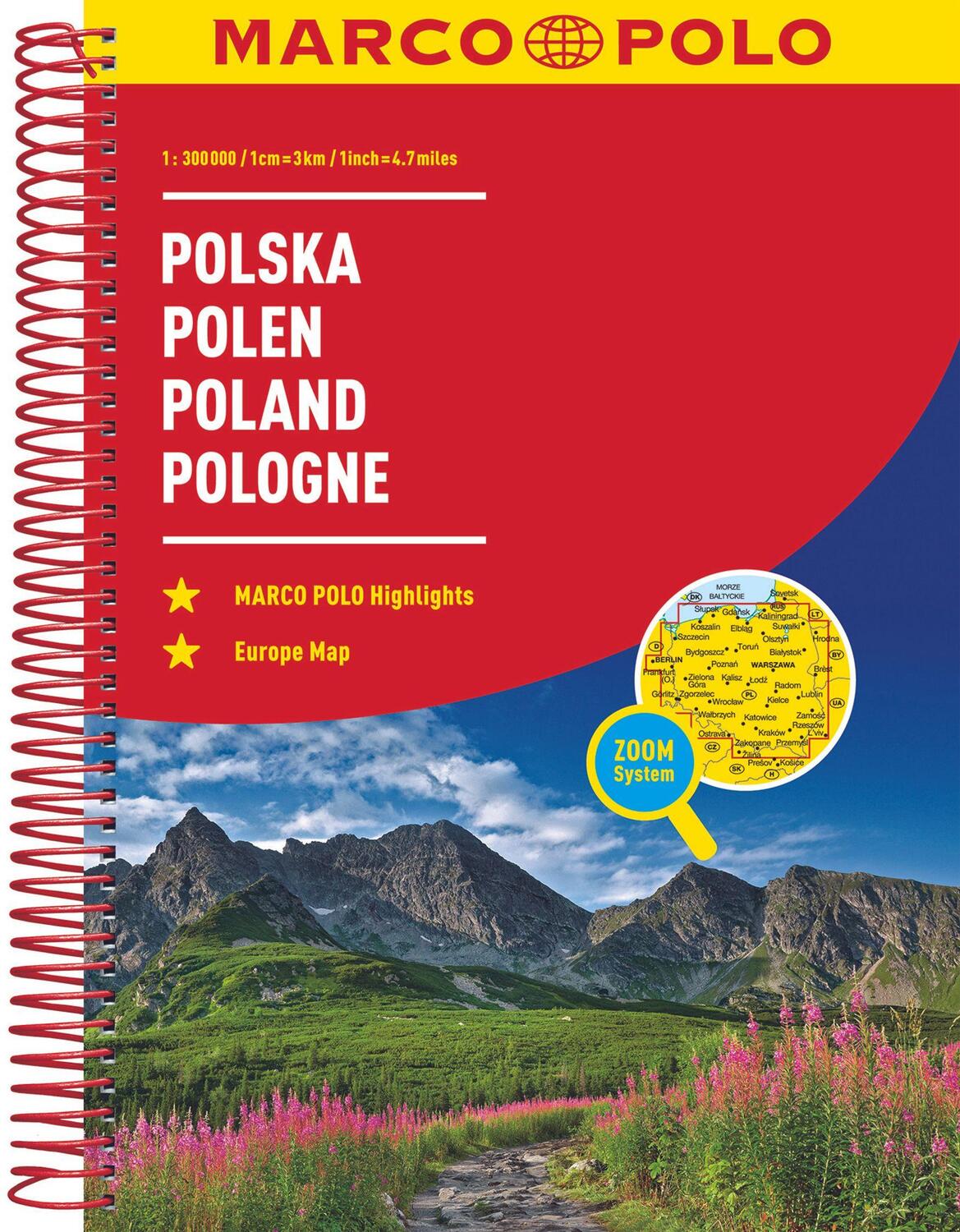Cover: 9783829736879 | MARCO POLO ReiseAtlas Polen 1:300 000 | Europa 1:4 500 000 | Buch