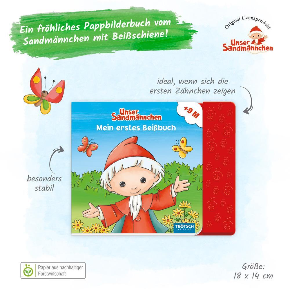 Bild: 9783965526129 | Trötsch Unser Sandmännchen Pappenbuch Mein erstes Beißbuch | Verlag