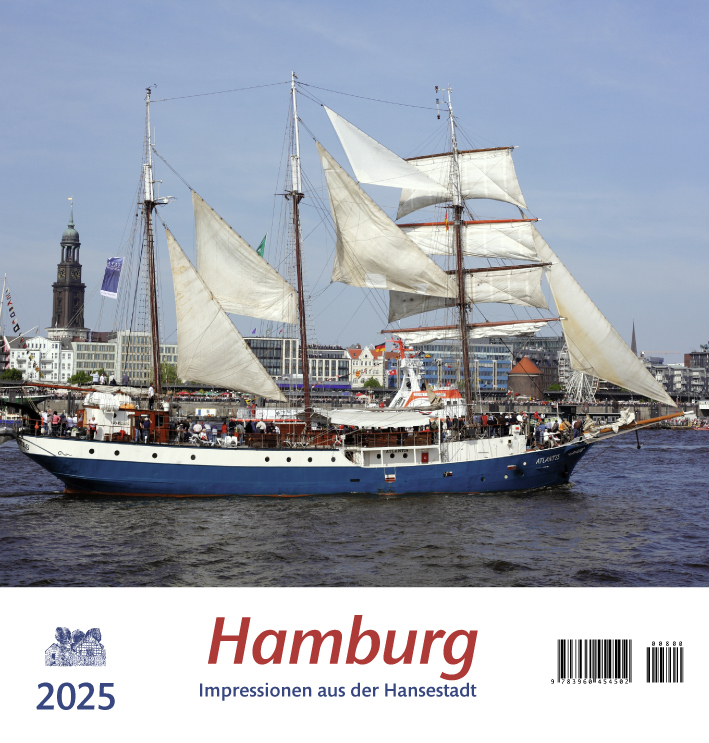 Cover: 9783960454502 | Hamburg 2025 | Impressionen aus der Hansestadt | Kalender | 13 S.