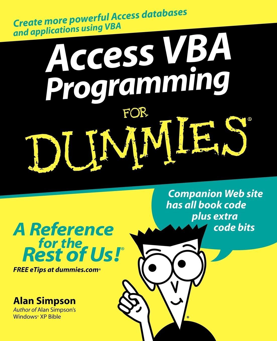 Cover: 9780764574115 | Access VBA Programming For Dummies | Alan Simpson | Taschenbuch | 2004