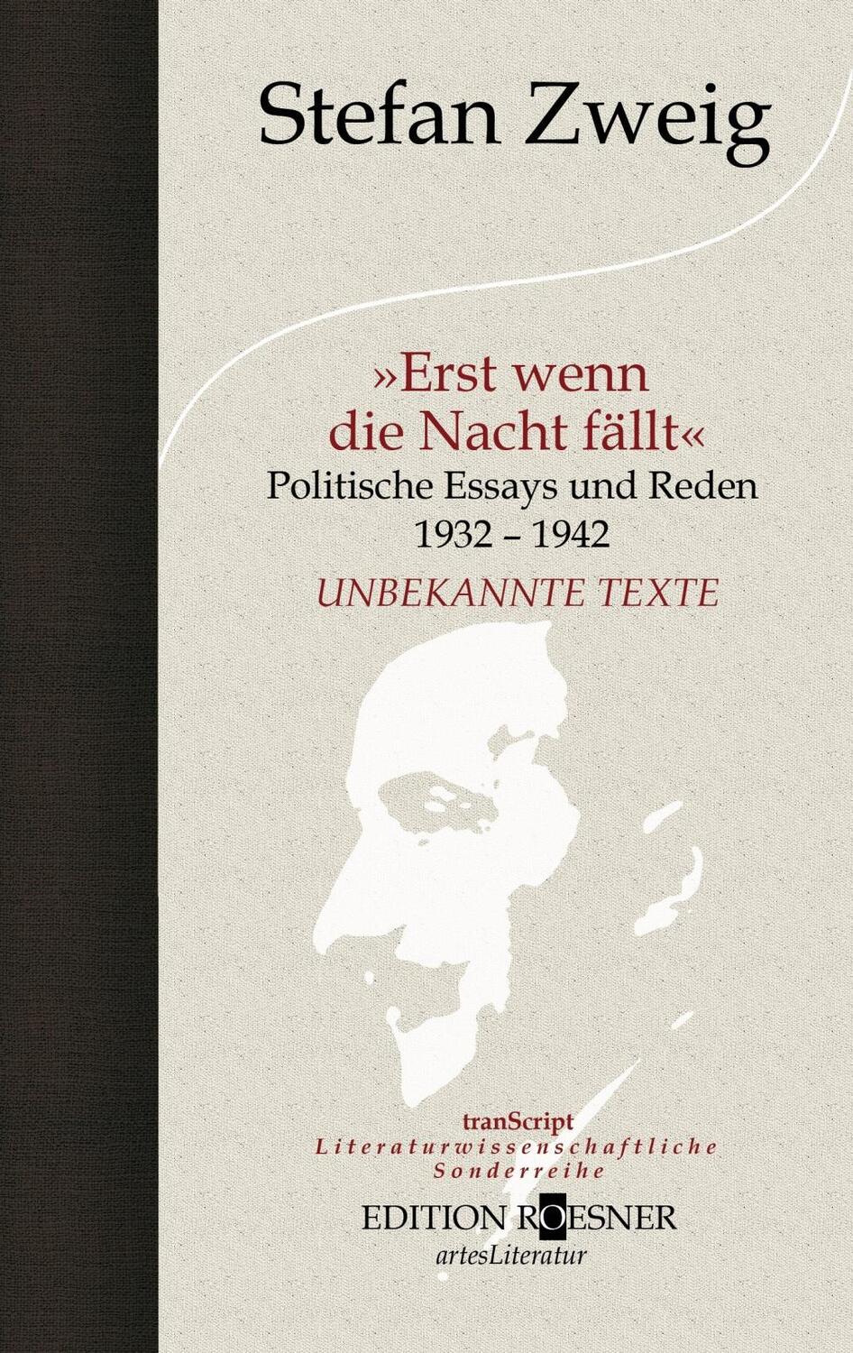 Cover: 9783903059108 | "Erst wenn die Nacht fällt" | Stefan Zweig | Buch | Deutsch | 2016
