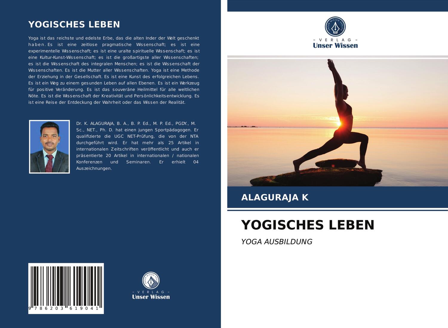 Cover: 9786203619041 | YOGISCHES LEBEN | YOGA AUSBILDUNG | Alaguraja K | Taschenbuch | 68 S.