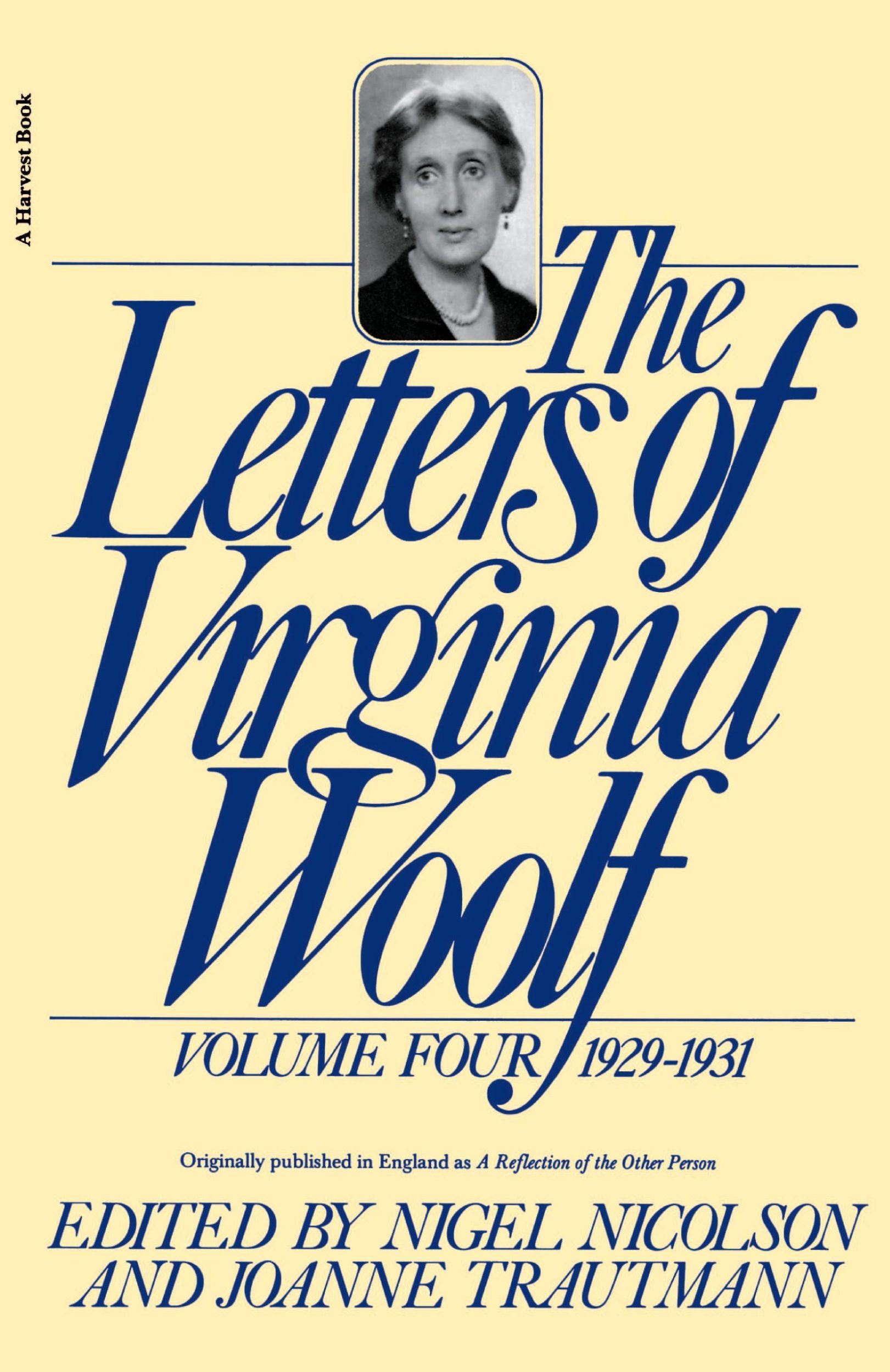 Cover: 9780156508841 | The Letters of Virginia Woolf | Volume IV: 1929-1931 | Virginia Woolf