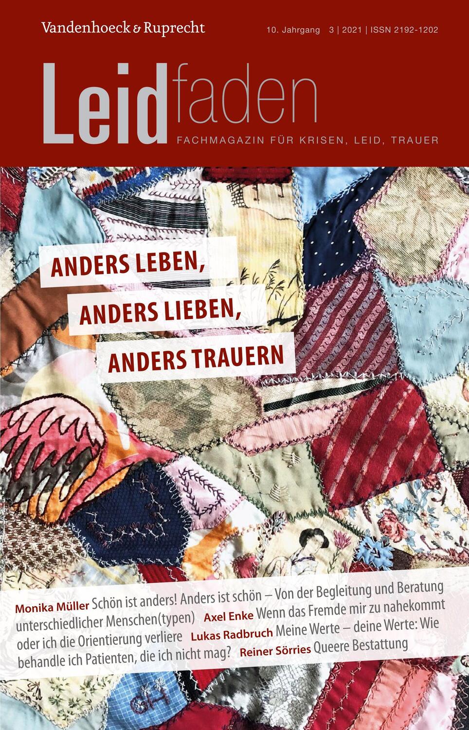 Cover: 9783525407691 | Anders leben, anders lieben, anders trauern | Leidfaden 2021, Heft 3