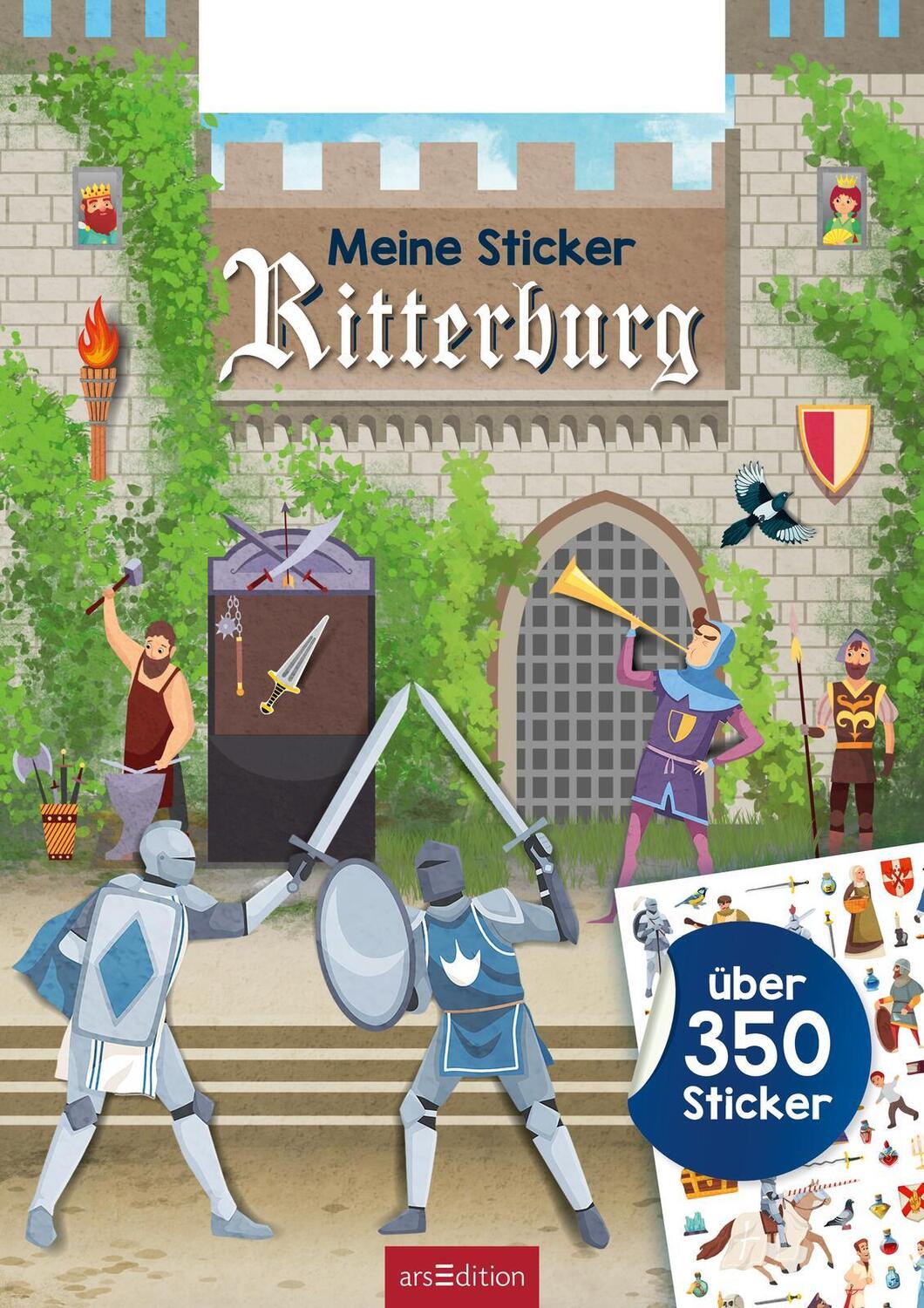 Bild: 9783845850030 | Meine Sticker-Ritterburg | Über 350 Sticker | Taschenbuch | 40 S.