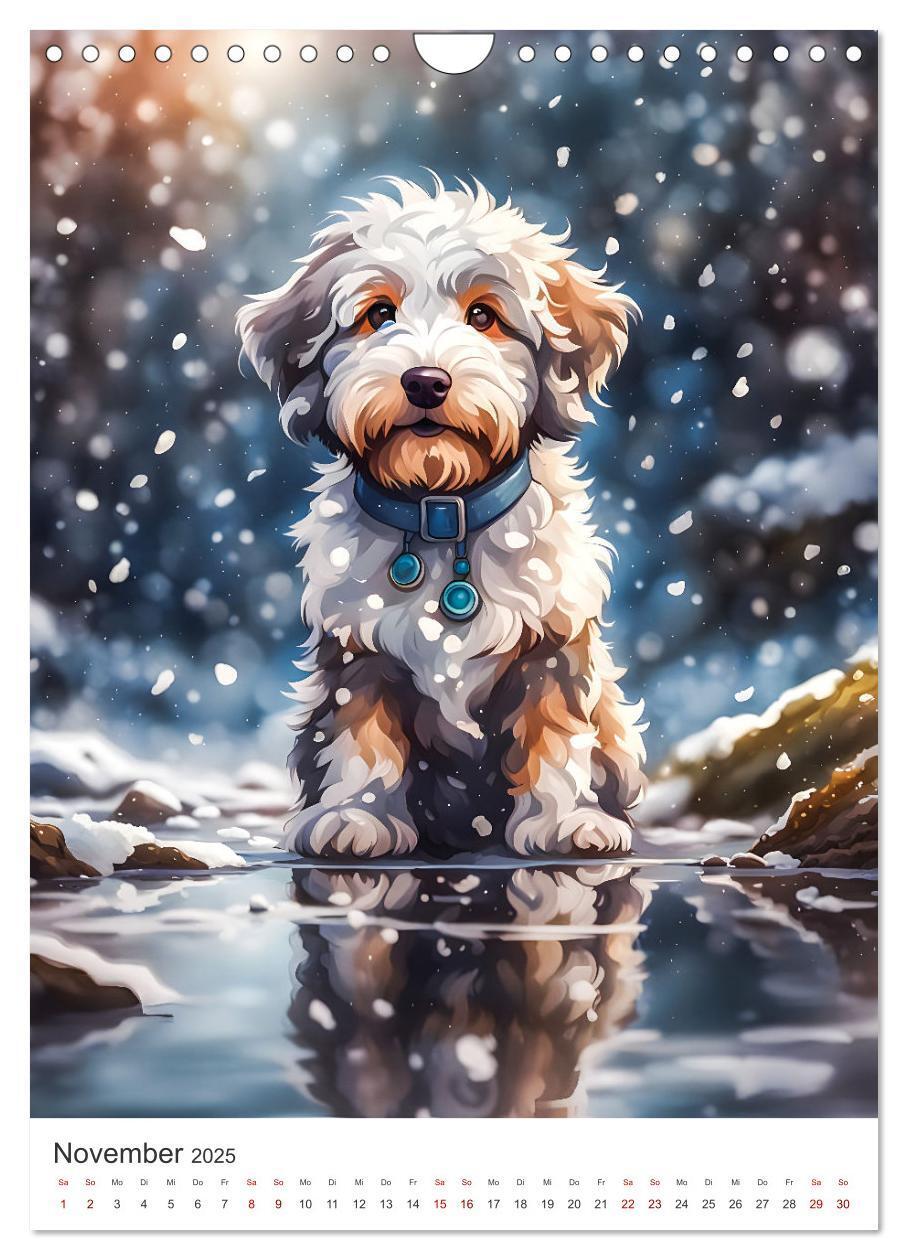 Bild: 9783383807046 | Der Aussiedoodle - Lebensfreude pur (Wandkalender 2025 DIN A4...