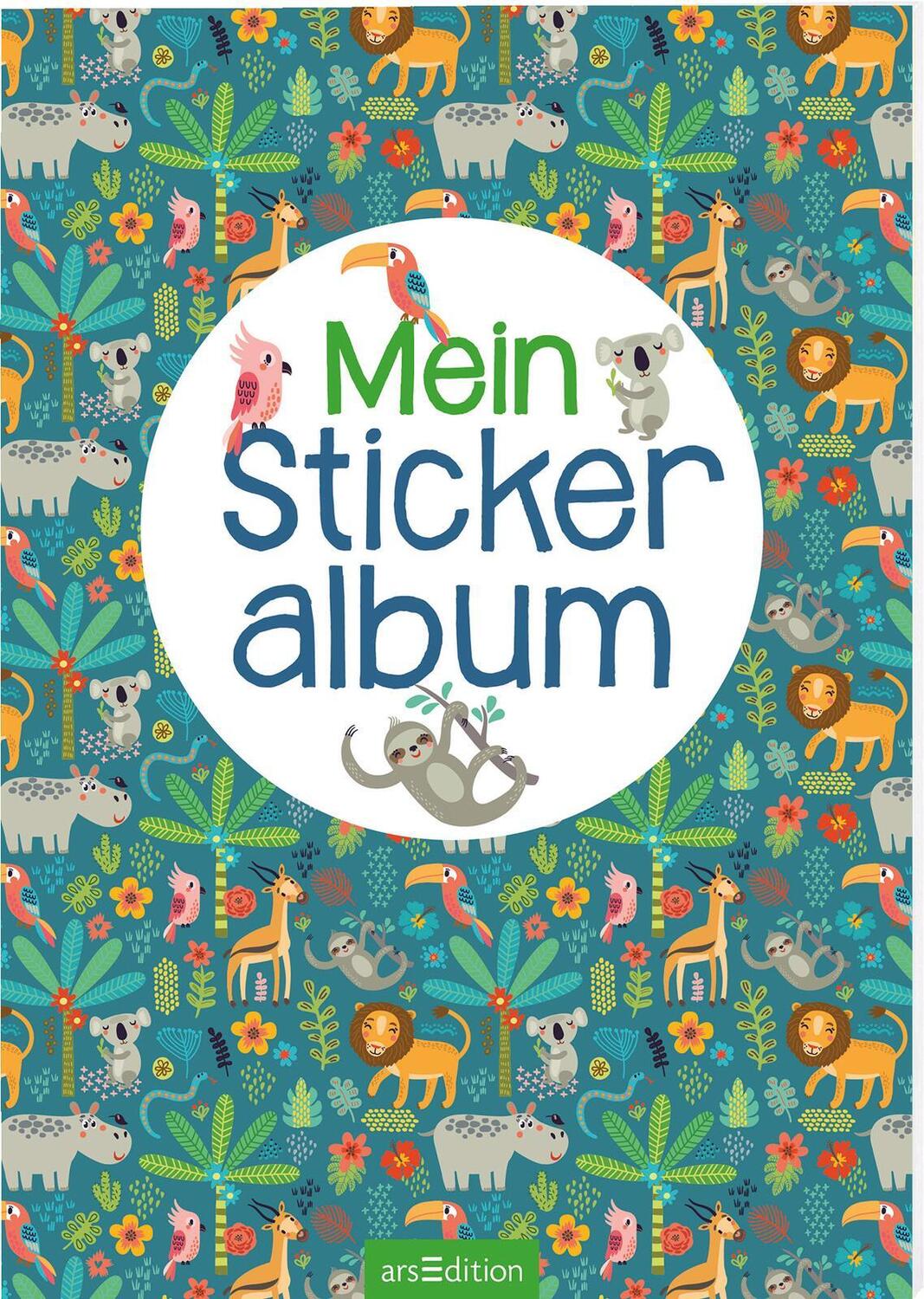Cover: 4014489125013 | Mein Stickeralbum - Dschungel | Stück | 24 S. | Deutsch | 2020