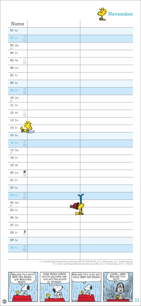 Bild: 9783756406081 | Peanuts Planer Wir zwei 2025 | Kalender | Spiralbindung | 14 S. | 2025