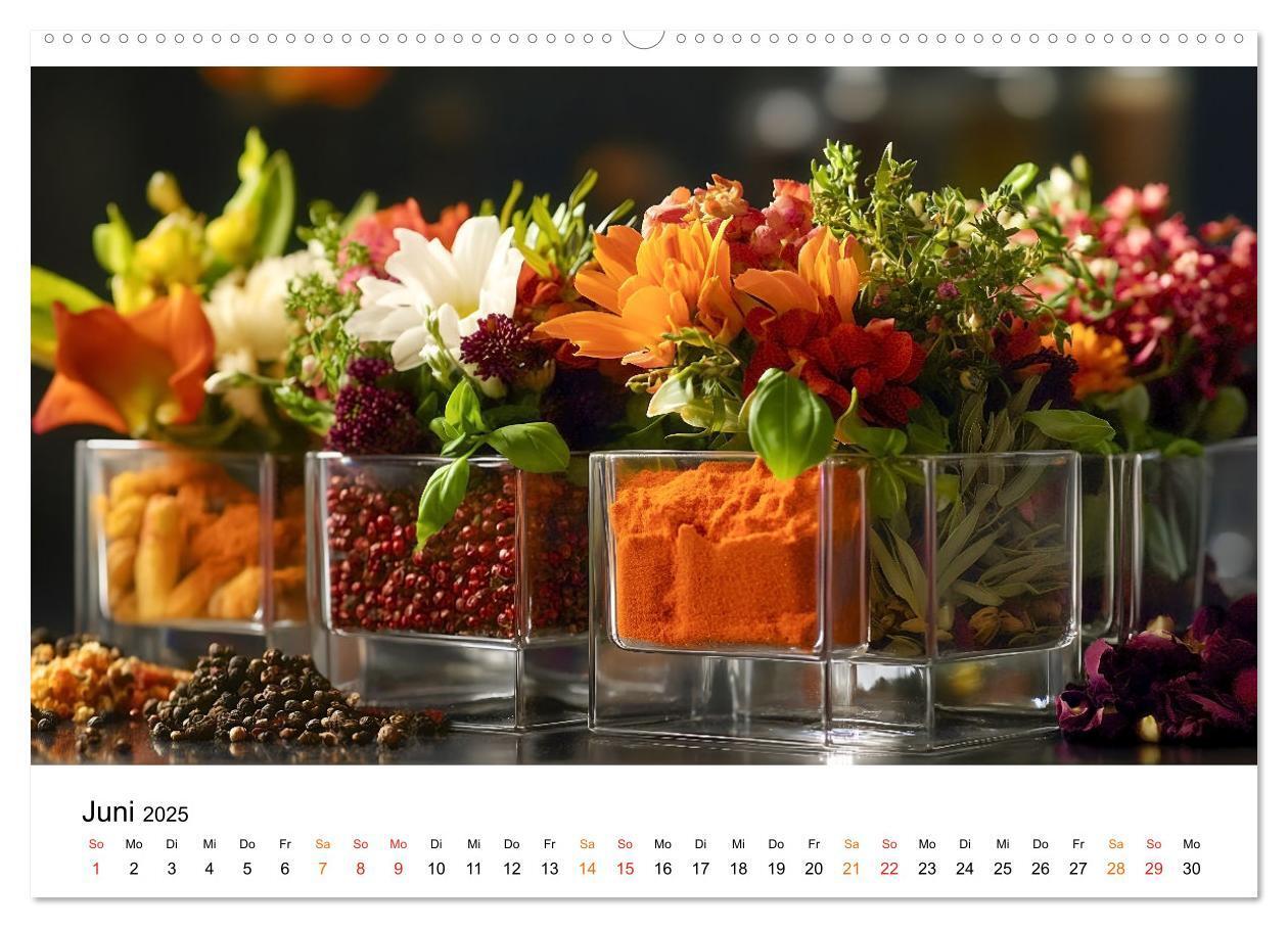 Bild: 9783457235539 | Küchenkalender Glaswerk (Wandkalender 2025 DIN A2 quer), CALVENDO...